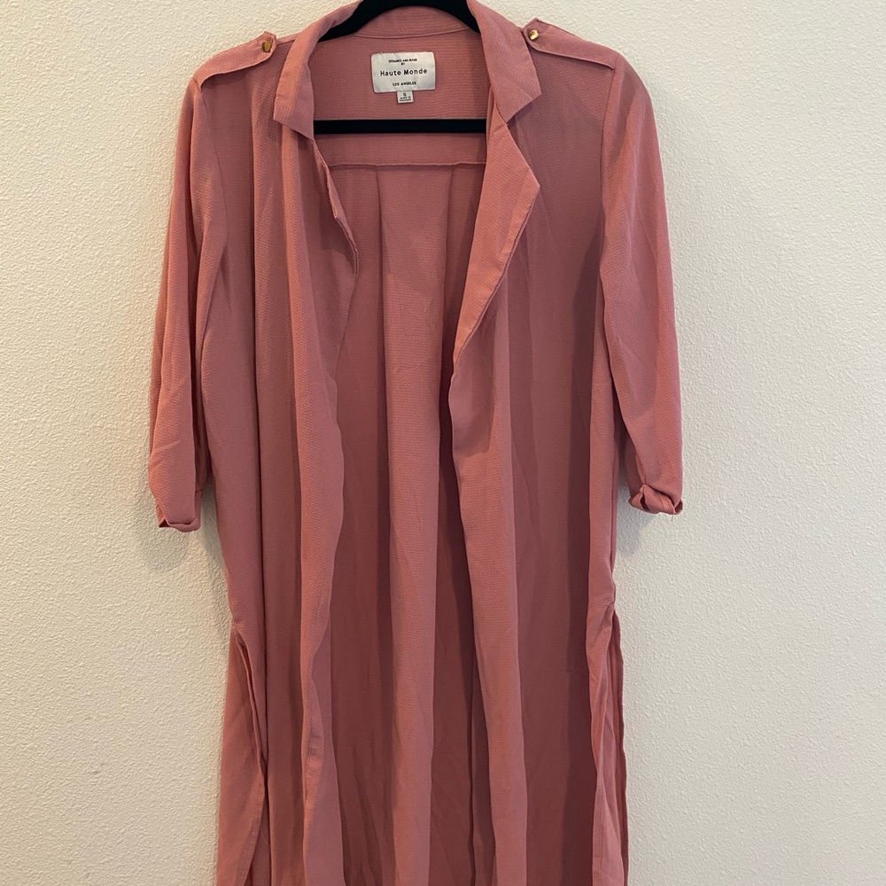 Mauve Pink Duster